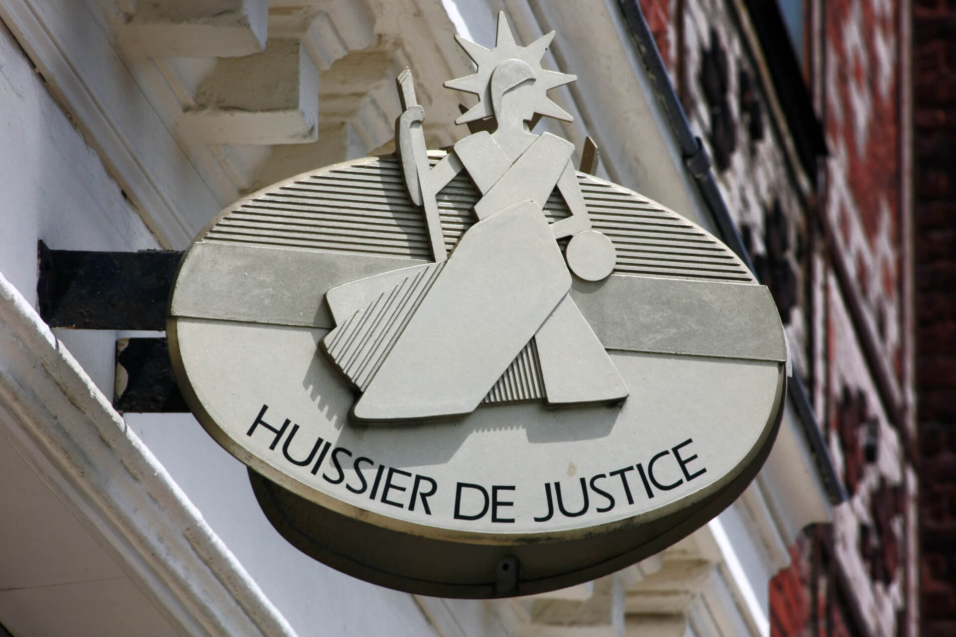 Plaque Huissier de Justice